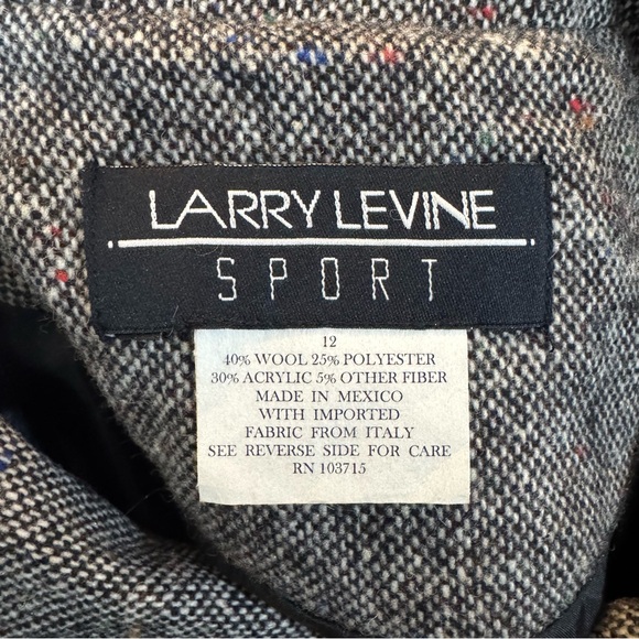 Larry Levine Women's Gray Blazer - Picture 5 of 7